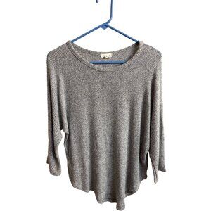 Silence‎ + Noise Light Gray Knit Sweater Size Medium